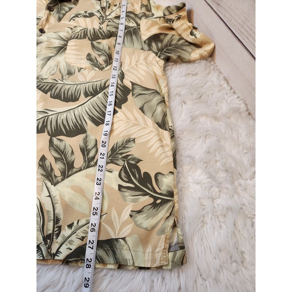 Panama Jack Men's Multicolor Silk Short Sleeve Button Down Shirt Size XL - Picture 5 of 5